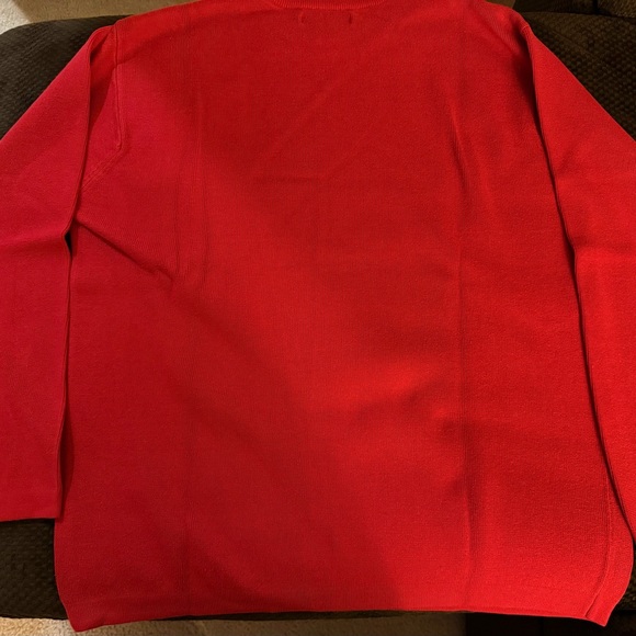 Aeropostale vintage red sweater with stripe - Picture 3 of 3